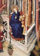 BROEDERLAM, Melchior, The Annunciation (detail)